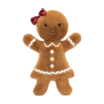 Jellycat开心姜饼露比毛绒玩具