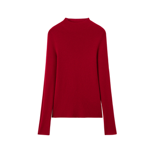 桐乡合盈 2025秋冬新款羊绒羊毛混纺针织衫半高领套头毛衣打底衫