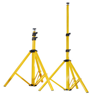 投光灯支架投射灯户外2米加固可调节修车工作灯摆摊地摊灯三脚架