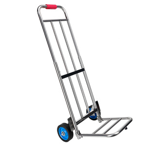 不锈钢折叠便携手拉车小拉车小拖车拉杆车购物车买菜车行李车拉货