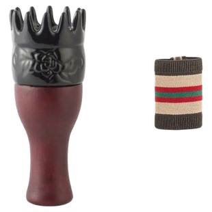 面部砭石艾灸罐头疗罐刮痧一体杯随身灸手持按摩温灸器艾灸头部