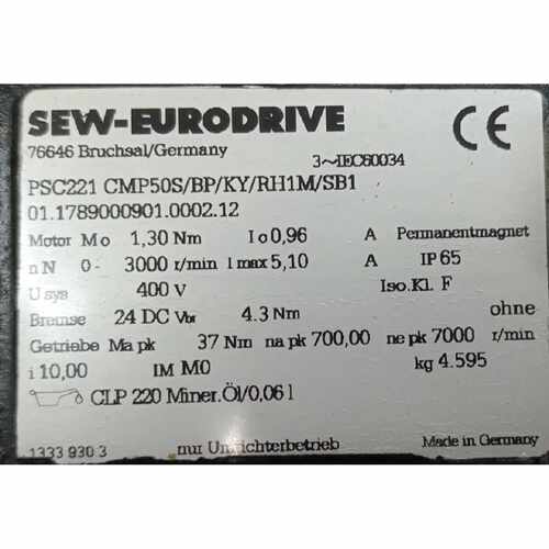 议价sew行星伺服电机减速机PSC221  CMP50S/BP/KY/RH1M/SB1全新议