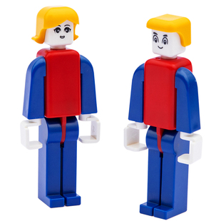 万能组合好乐积木桌面玩具H型A型小窗板小人儿轮带卡扣Lasy零部件