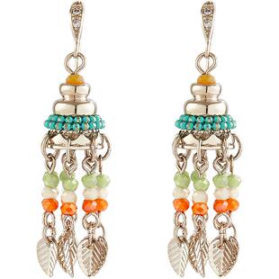 兰诺波西米亚民族风流苏耳环女2026新款爆款高级感适合夏天的耳饰