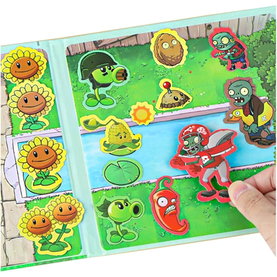 新款植物VS僵尸磁力安静书