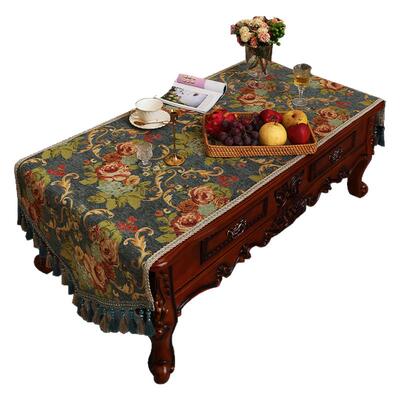 欧式高端茶几桌布2025新款美式