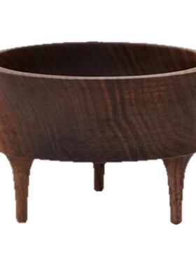 轻奢实木收纳钥匙托盘中古风