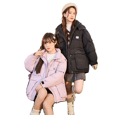 冬装宽松休闲女羽绒服唐狮