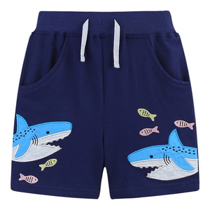鲨鱼裤子儿童夏季纯棉海洋短裤