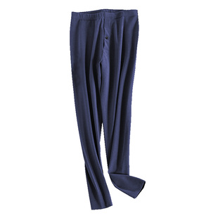 德绒秋裤男士薄款加绒衬裤加大码线裤修身紧身棉毛裤冬季保暖裤男