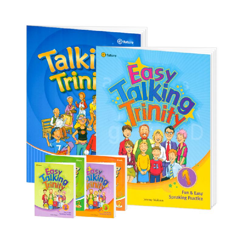 英文原版 小学少儿英语口语训练教材 easy talking trinity 1 2 3