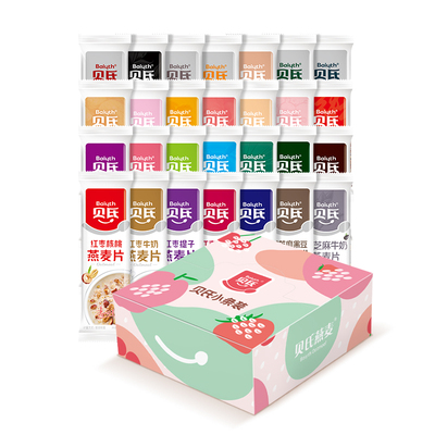 贝氏谷物燕麦片14条装膳食代餐粥