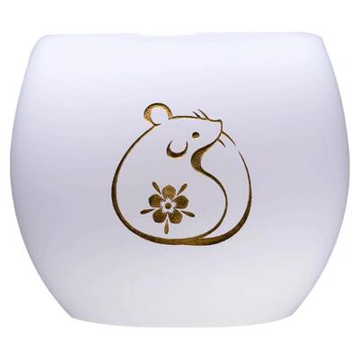 容山堂鼠年玉瓷琉璃建盏茶杯