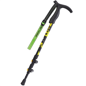 骆驼儿童登山杖女专业户外手杖碳素多功能轻便伸缩徒步手杖爬山