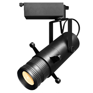 博物馆专用字画切光灯美术馆聚光射灯led轨道灯随意造型亮度可调