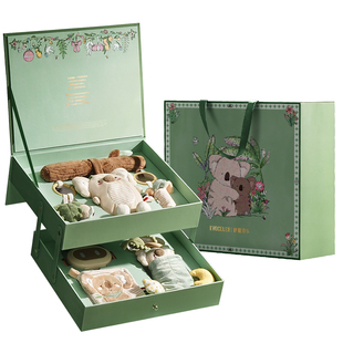 英国evoceler婴儿安抚玩偶新生儿宝宝玩具高档礼盒见面礼满月礼物