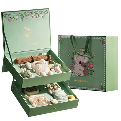 evoceler新生婴儿安抚玩具礼盒