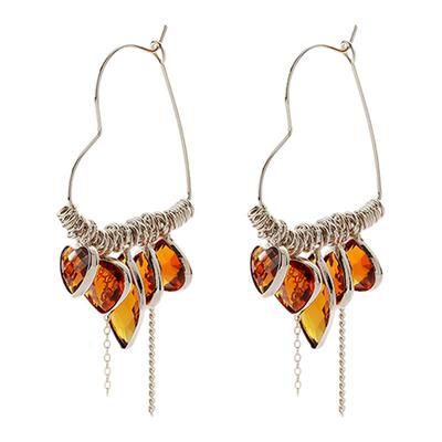 卡洛美焦糖漫心耳环女高级感复古耳钉巨好看耳饰精致耳环2025超火