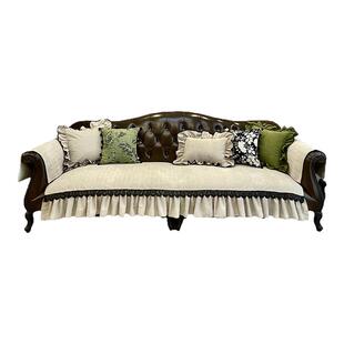 2025款沙发抱枕客厅中古风四季通用高级美式复古床头大靠背靠枕垫