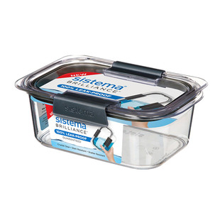 sistema新西兰进口保鲜盒时尚上班族中号便携防漏密封饭盒便当盒