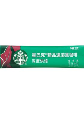 星巴克深烘速溶咖啡2.3g×1条