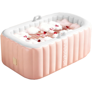 泡澡桶折叠大人自动充气泡浴桶家用成人全身伸直腿洗澡沐浴桶浴缸