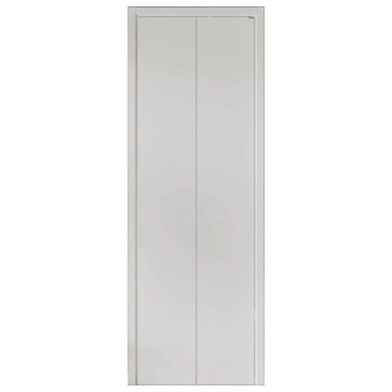 180度90度平折门实木卧室门室内免漆烤漆实木镜面房门三七折叠门