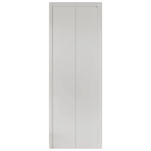 180度90度平折门实木卧室门室内免漆烤漆实木镜面房门三七折叠门