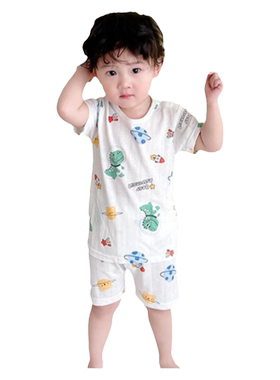 薄款儿童衣服竹纤维空调服夏季