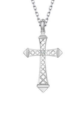 sinceyou希望之塔十字架项链纯银