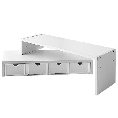 转角桌面增高架收纳盒显示器垫高