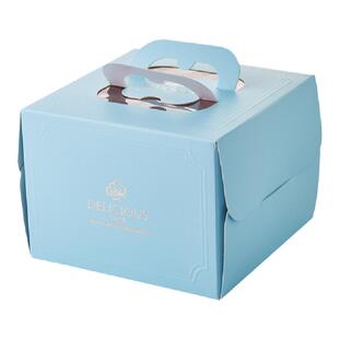 4寸6寸8寸10寸手提生日蛋糕盒子四寸慕斯西点烘焙包装盒logo定制