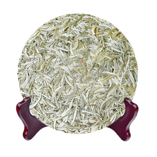 云南白茶景谷大白毫大芽头白毫银针单芽尖普洱2024年春茶357克饼