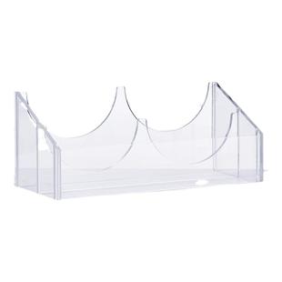 有机玻璃血清瓶架 亚克力试剂瓶架 透明斜架 单孔/双孔100ml 250ml 500ml 1000ml可定制