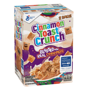 美国直邮 进口Cinnamon Toast Crunch通用磨坊即食肉桂燕麦片早餐