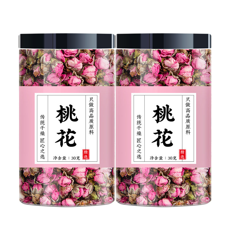 桃花茶正品新花食用纯干桃花花