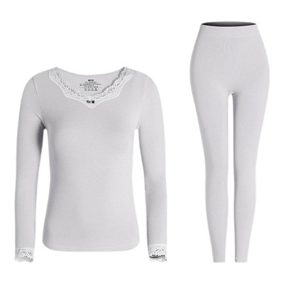 秋冬奶皮衣羊毛发热保暖内衣磨毛