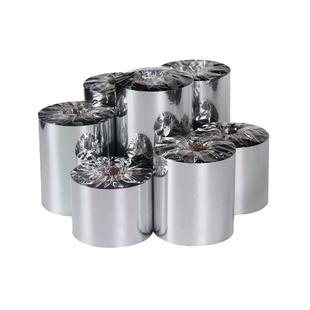 全树脂基碳带卷110x300 40 50 60 70 80 90 100标签条码打印机碳带标签纸哑银纸PET防水防刮PVC耐摩擦