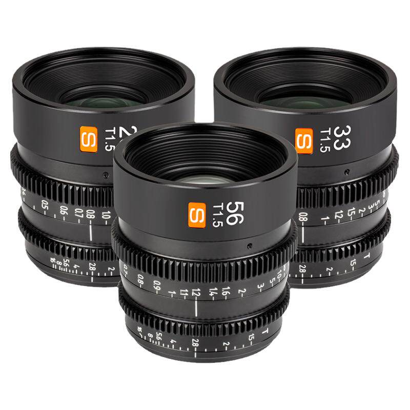 唯卓仕23/33/56mmT1.5电影镜头