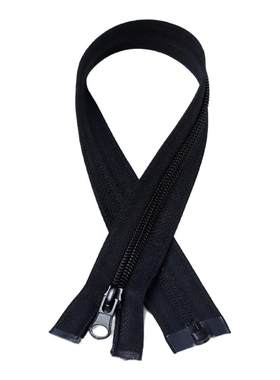 5号彩色尼龙40-80cm开尾校服拉链