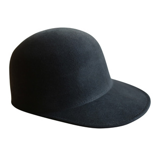 光板毛呢鸭舌帽骑士帽毛呢帽子女秋冬韩版百搭棒球帽马术帽宽檐潮