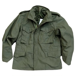 高档户外美式军迷m65风衣军版防水原版正品夹克棉服棉袄大衣外套