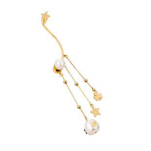 2026新款流苏耳环女潮气质高级感长款一体式耳钉耳骨夹左耳耳挂