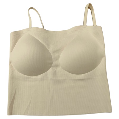 都市丽人冰丝无痕防走光吊带背心