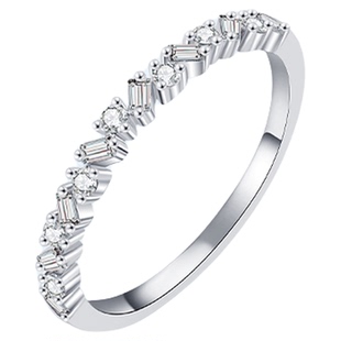 瑞恩18k金天然真钻钻戒女戒超闪情侣戒情人节求婚戒指送女友正品