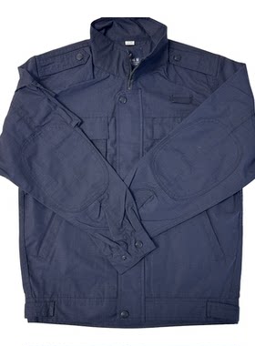 训练服春秋网格款套装男夹克式保安物业工作服套服耐磨冬季作训服