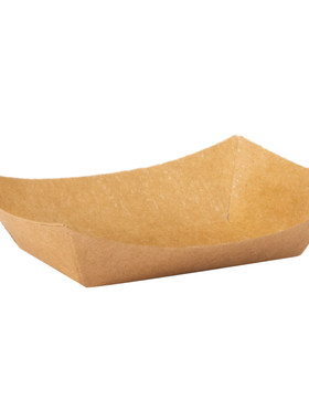 牛皮纸船盒商用薯条炸鸡打包盒