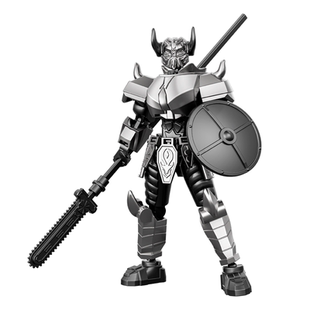 多关节可动人偶积木人仔DIY拼装玩具兵人模型潮玩机甲手办摆件