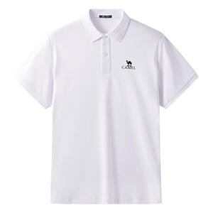 骆驼男士春夏凉感透气Polo衫