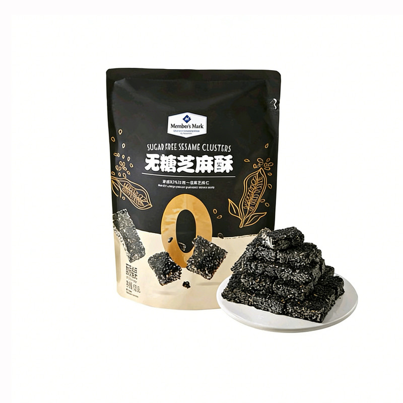 无糖芝麻酥独立包装独立小包酥脆